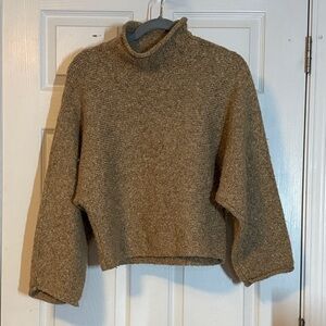 William Rast Cozy Brown Turtleneck Sweater